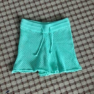 WeWoreWhat crochet beach shorts